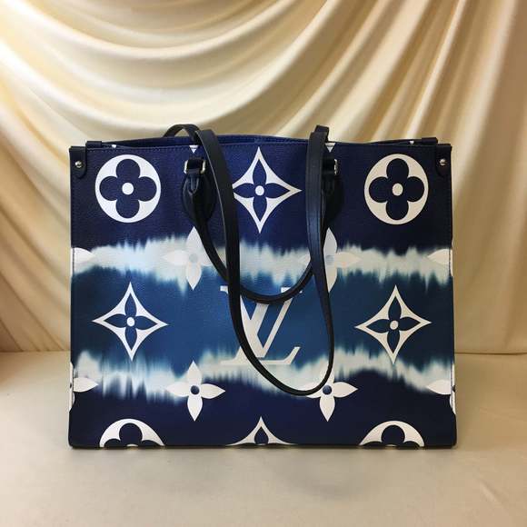 Louis Vuitton Blue Escale Monogram Giant OnTheGo Tote GM Sku# 69042 - Picture 2 of 10